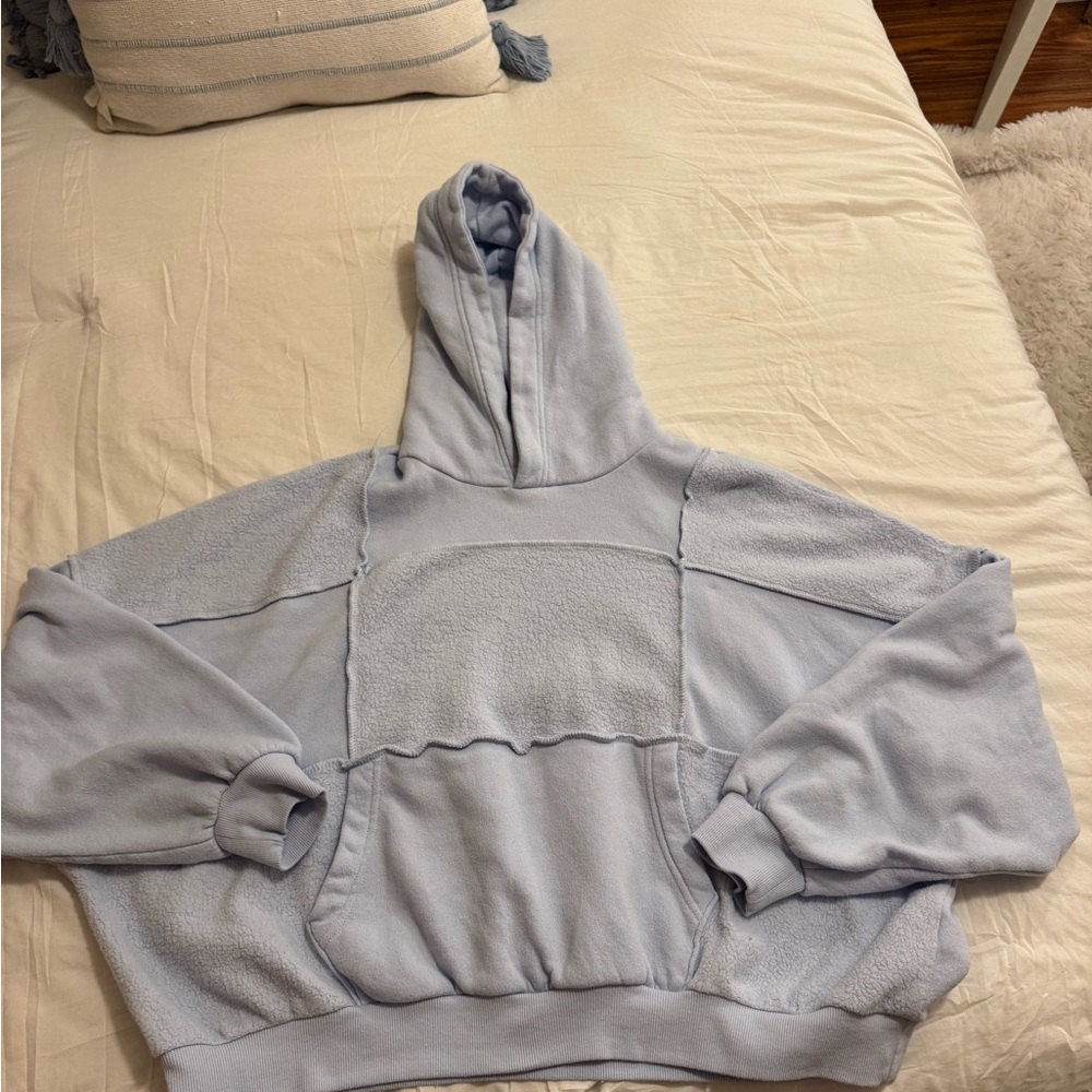 Aerie Blue Oversized Pullover hoodie